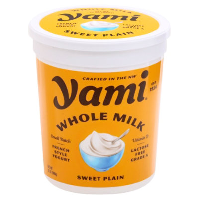 Yami Yogurt Lactose Free Sweet Plain Wm - 32 Oz - Image 1