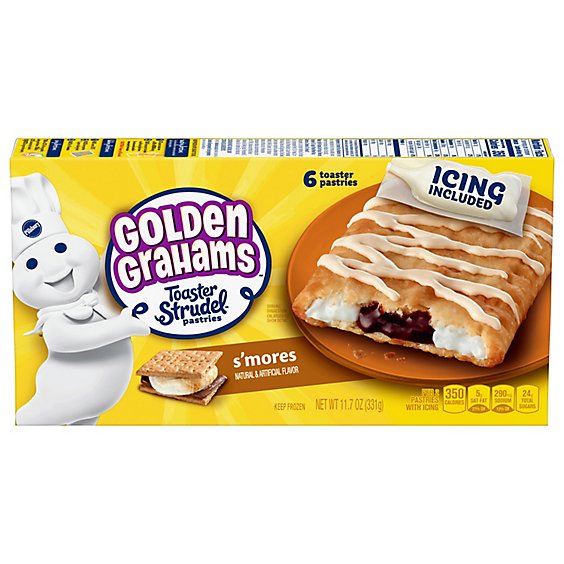 Pillsbury Toaster Strudel Golden Grahams Smores 6 Ct - 11.7 Oz