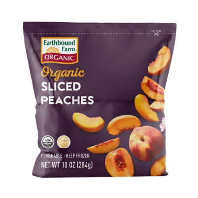 Earthbound Farm Organic Frozen Sliced Peaches - 10 Oz - Image 1