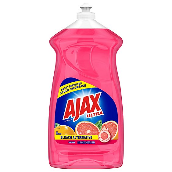 Ajax Ultra Bleach Alternative Liquid Dish Soap Grapefruit - 52 Fl. Oz.
