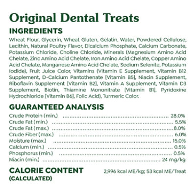 Greenies Original Large Natural Dog Dental Care Chews Oral Health Dog Treats 8 Count - 12 Oz - Image 5