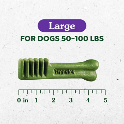 Greenies Original Large Natural Dog Dental Care Chews Oral Health Dog Treats 8 Count - 12 Oz - Image 2