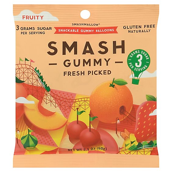 Smash Gummy Fruity Fresh Picked - Each