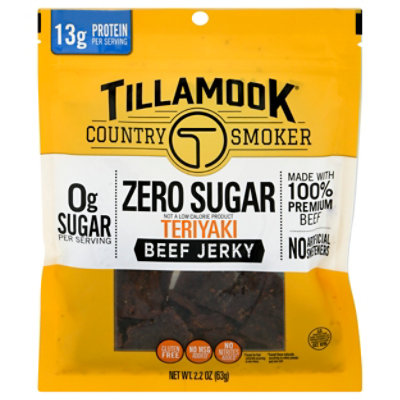 Tillamook Zero Sugar Teriyaki Beef Jerky - 2.2 Oz - Image 3