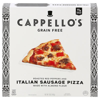 Cappellos Italian Seasoning Roasted Red Pepper Pizza - 12 Oz - Image 3