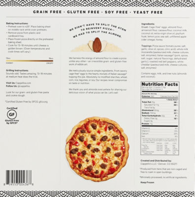 Cappellos Italian Seasoning Roasted Red Pepper Pizza - 12 Oz - Image 6