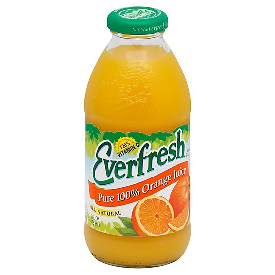 Everfresh Pure 100% Orange Juice - 16 Fl. Oz.