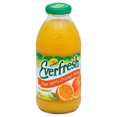 Everfresh Pure 100% Orange Juice - 16 Fl. Oz. - jewelosco