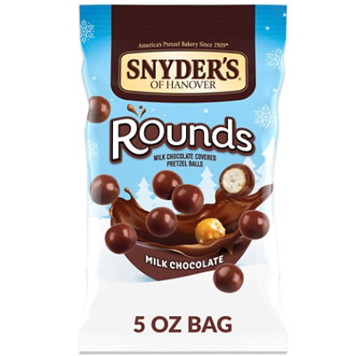 Snyder's of Hanover Milk Chocolate Pretzel Rounds - 5 Oz