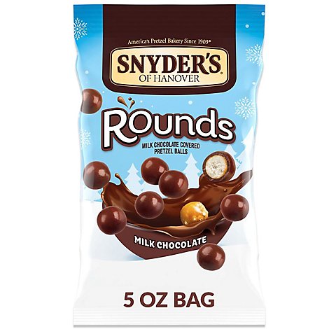 Snyders Milk Chocolate Pretzel Rounds - 5 Oz