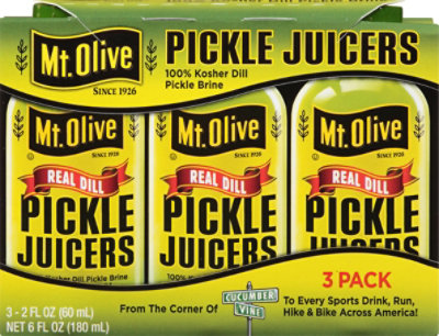 Mt Olive Pickle Juicers 3pk - 6 Fl. Oz. - Image 1