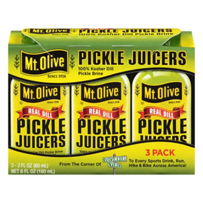 Mt Olive Pickle Juicers 3pk - 6 Fl. Oz.