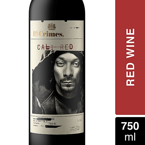 19 Crimes Snoop Dogg Cali Red California Red Wine - 750 Ml