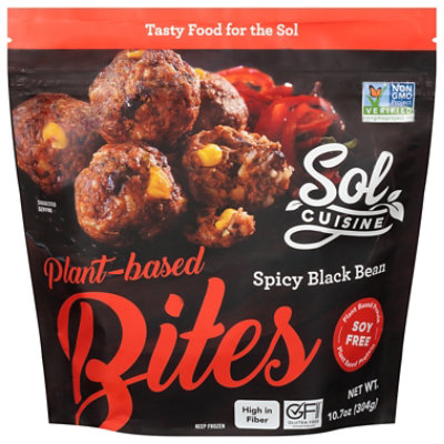 Sol Cuisine Bites Black Bean Spicy - 10.7 Oz - Image 3