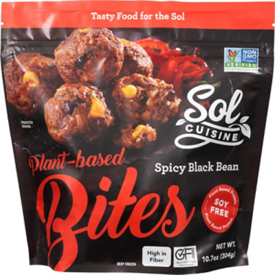 Sol Cuisine Bites Black Bean Spicy - 10.7 Oz - Image 2