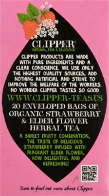 Clipper Strawberry Fields Tea - 20 Count - Image 6