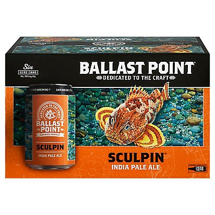 Ballast Point Sculpin Ipa In Cans - 6-12 Fl. Oz. - Image 3