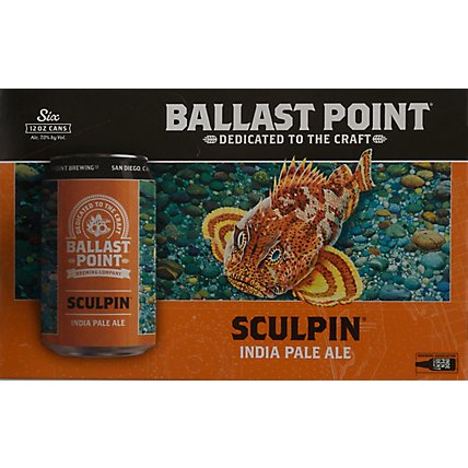 Ballast Point Sculpin Ipa In Cans - 6-12 Fl. Oz. - Image 4
