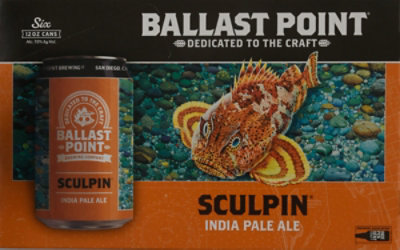 Ballast Point Sculpin Ipa In Cans - 6-12 Fl. Oz. - Image 4