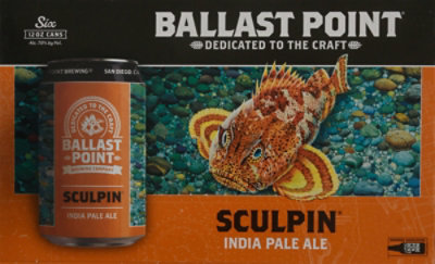 Ballast Point Sculpin Ipa In Cans - 6-12 Fl. Oz. - Image 2