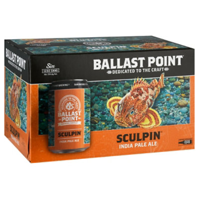 Ballast Point Sculpin Ipa In Cans - 6-12 Fl. Oz.