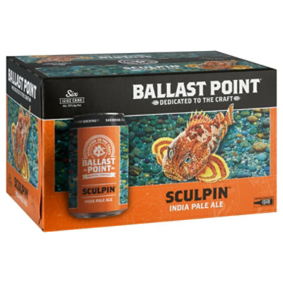 Ballast Point Sculpin Ipa In Cans - 6-12 Fl. Oz. - Image 1