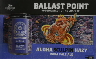 Ballast Point Aloha Sculpin In Cans - 6-12 Fl. Oz. - Image 4