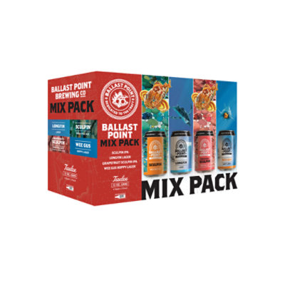 Ballast Point Mixed Pack In Cans - 12-12 Fl. Oz.