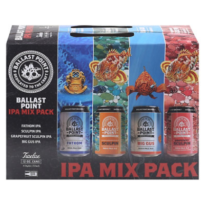 Ballast Point Ipa Mixed Pack In Bottles - 12-12 Fl. Oz. - Image 3