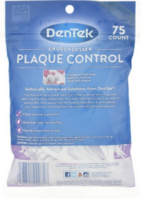 DenTek Cross Flosser - 75 Count - Image 4