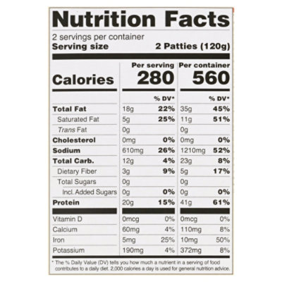 Ozo Plant Based Burgers - 8 Oz - Image 4