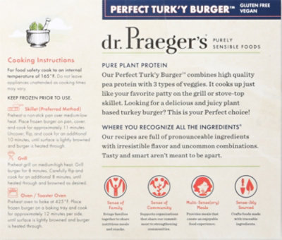 Dr Praeger Burger Turkey - 8 Oz - Image 6