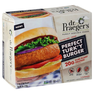 Dr Praeger Burger Turkey - 8 Oz - Image 1