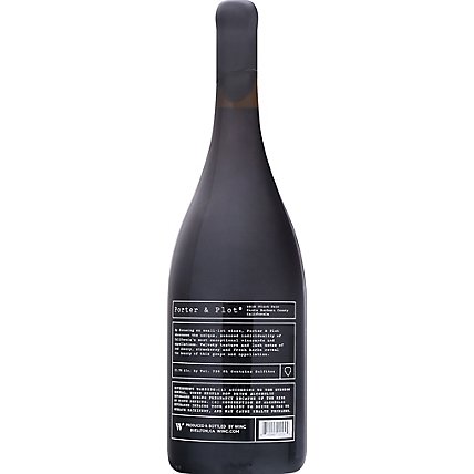 Porter And Plot Pinot Noir Wine - 750 Ml - Image 4
