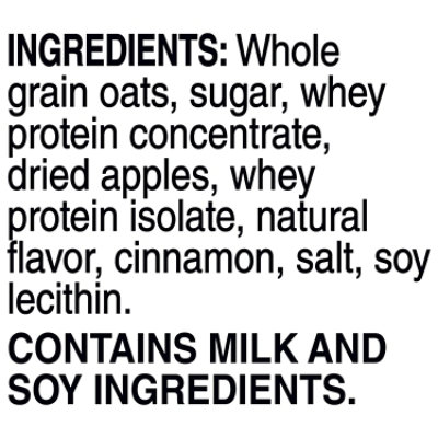 Quaker Protein Apples & Cinnamon Instant Oatmeal - 12.6 Oz - Image 5
