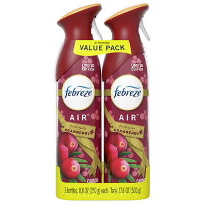 Febreze Fresh Twist Cranberry Odor-Eliminating Air Freshener - 8.8 Fl. Oz.