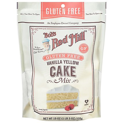 Bobs Red Mill Cake Mix Gluten Free Vanilla - 19 Oz - Image 1
