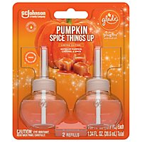 Glade Plugins Pumpkin Spice Things Up Electric Scented Oil Refills - 2-0.67 Fl. Oz. - Image 2