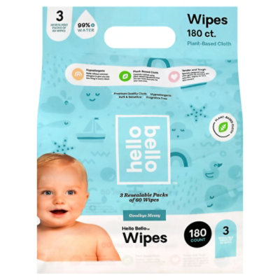 Hello Bello Baby Wipes - 180 Count