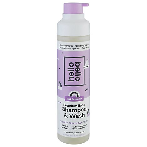 Hello Bello Baby Shampoo/Wash Lavender - 9.8 Oz