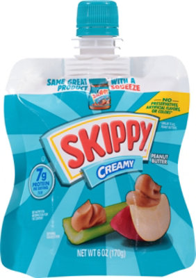 Skippy Creamy Peanut Butter Squeeze Pouch - 6 Oz - Image 1