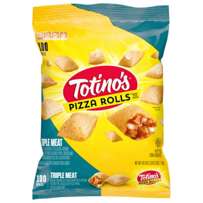 Totinos Triple Meat Pizza Rolls 100 Count - 48.85 Oz - Image 1