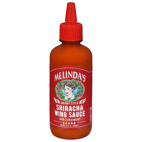 Melindas Sauce Wing Sriracha Cream - 12 Oz