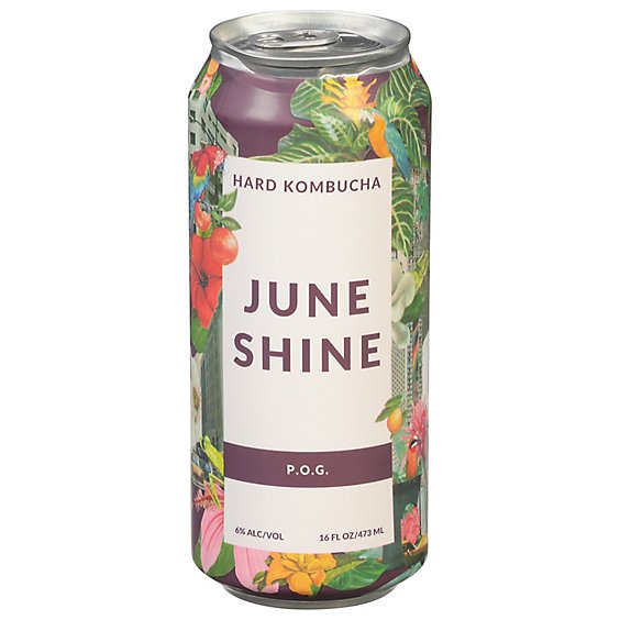 June Shine P.O.G Hard Kombucha - 16 Oz
