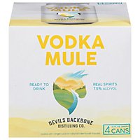 Devils Backbone Vodka Mule In Cans - 4-12 Fl. Oz. - Image 1