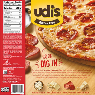 Udis Pizza Uncured Pepperoni - 18.36 Oz - Image 4