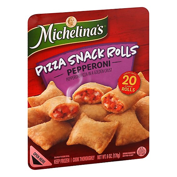Michelinas Pepperoni Pizza Snack Rolls - 6 Oz
