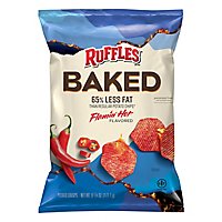 Ruffles Baked Potato Crisps Flamin Hot - 6.25 Oz - Image 1