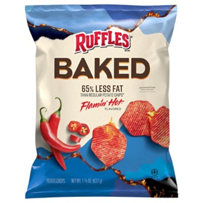Lay's Ruffles Oven Baked Cheddar Sour Cream Textured