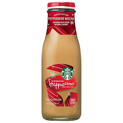 Starbucks Frappuccino Peppermint Mocha Glass Nr Bottle - 13.7 Fl. Oz.